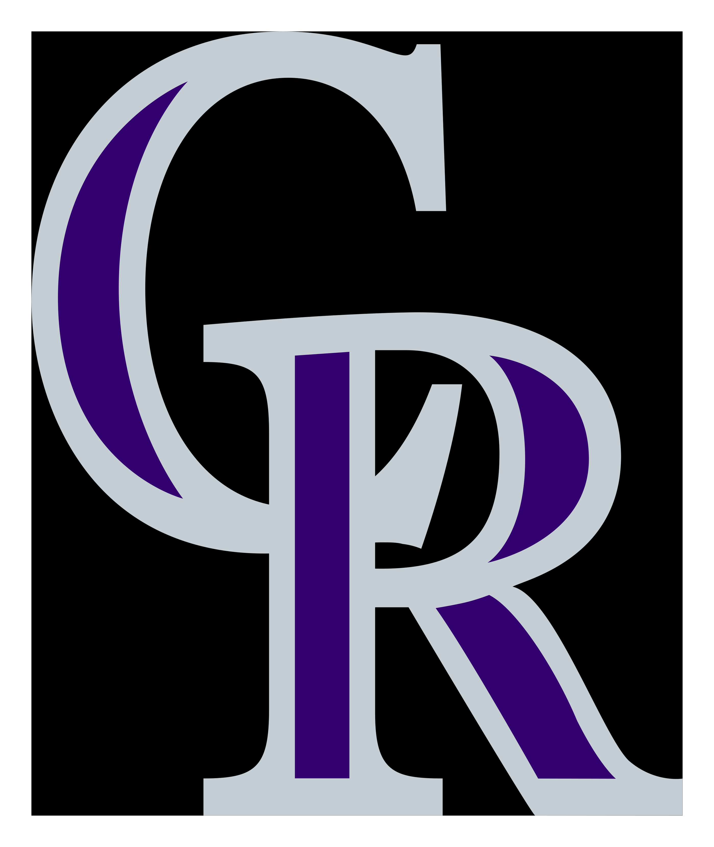 Colorado Rockies logo on a transparent background