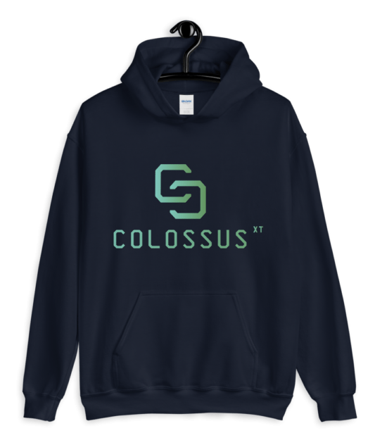 Colossusxt logo, black icon version, on a transparent background