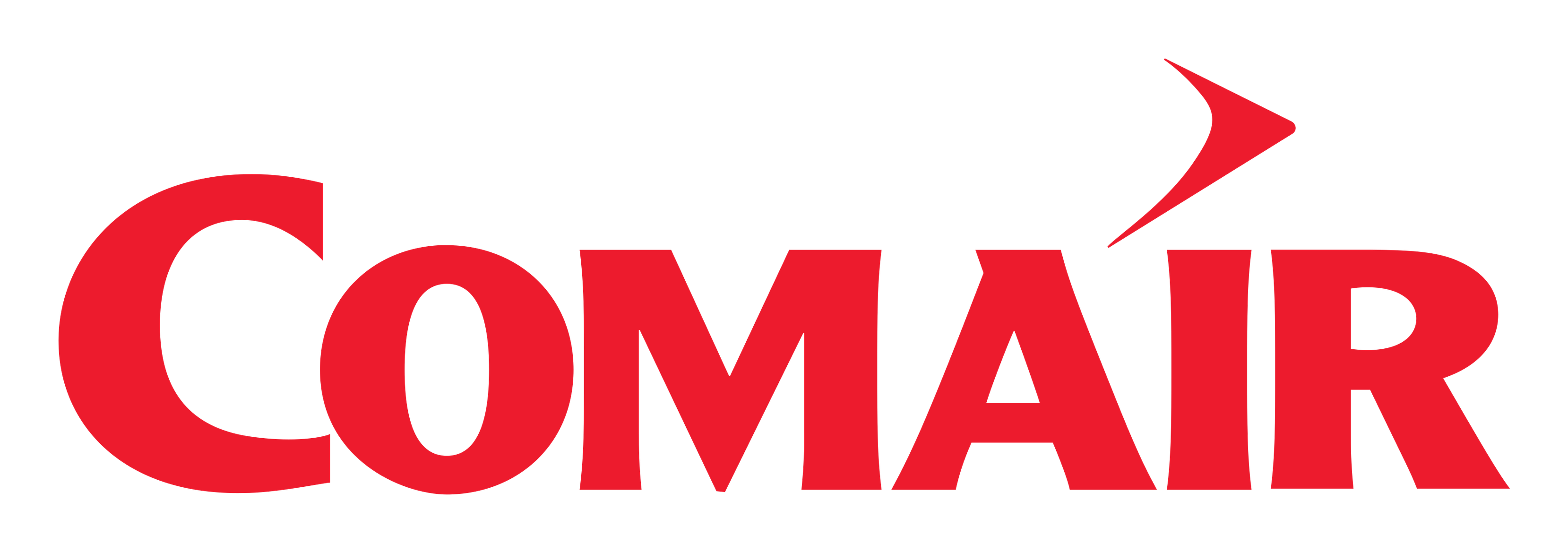 Comair logo on a transparent background