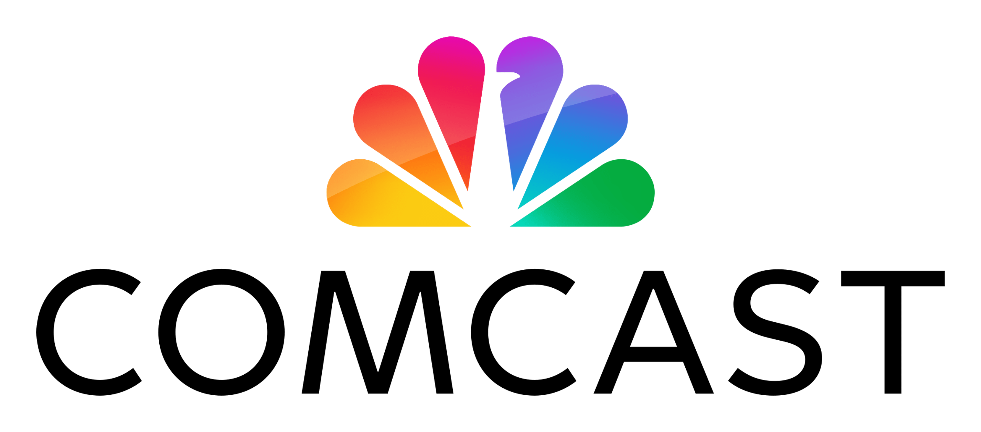 Comcast logo on a transparent background