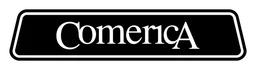 Comerica logo, black wordmark version, on a transparent background