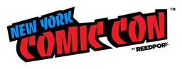 Comic Con logo, wordmark version, on a transparent background