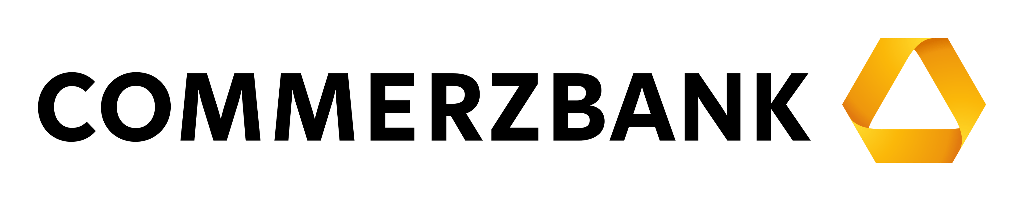 Commerzbank logo on a transparent background