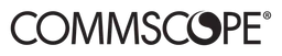 Commscope logo, black wordmark version, on a transparent background