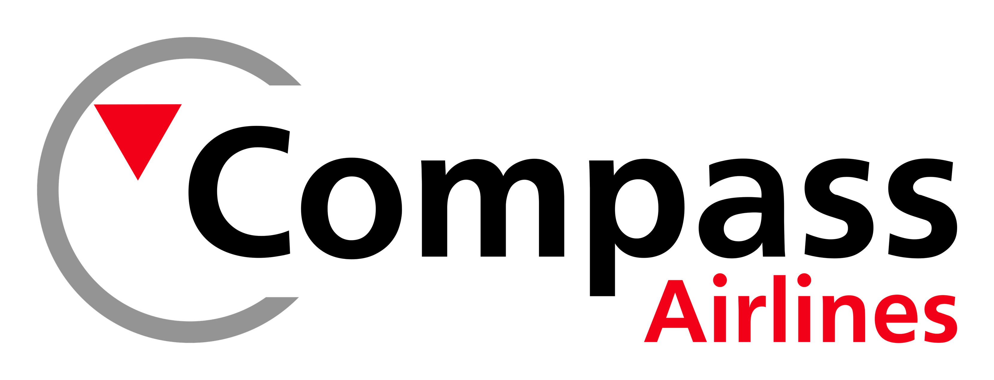 Compass Airlines logo on a transparent background