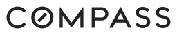 Compass logo, black wordmark version, on a transparent background