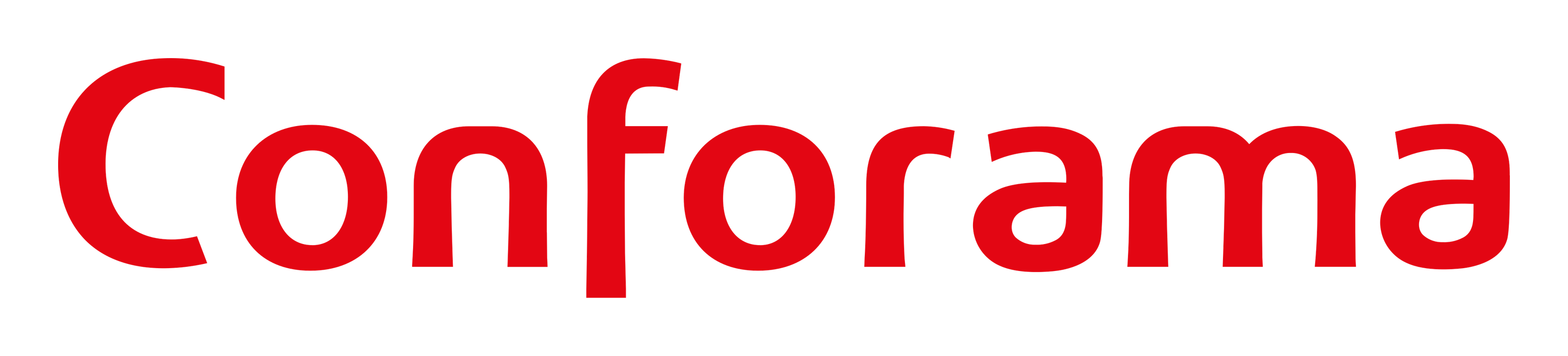 Conforama logo on a transparent background