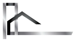 Construction logo, monochrome version, on a transparent background