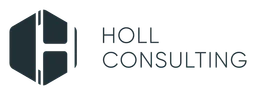 Consulting logo, black wordmark version, on a transparent background