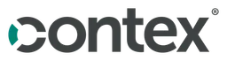 Contex logo, black wordmark version, on a transparent background