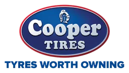 Cooper Tires logo, horizontal version, on a transparent background