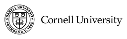 Cornell University logo, black wordmark version, on a transparent background