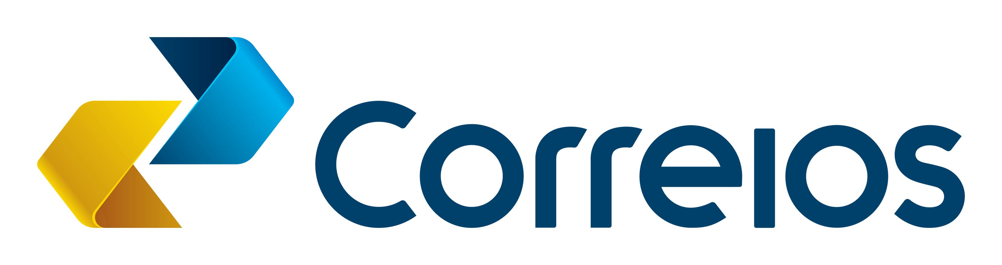 Correios logo on a transparent background