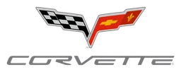 Corvette logo, wordmark version, on a transparent background