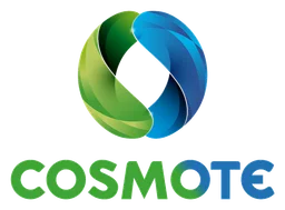 Logo de Cosmote, versión horizontal, sobre fondo transparente