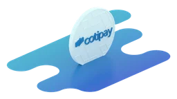 Coti logo, horizontal version, on a transparent background