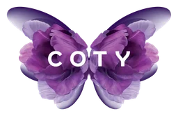Coty logo, horizontal version, on a transparent background