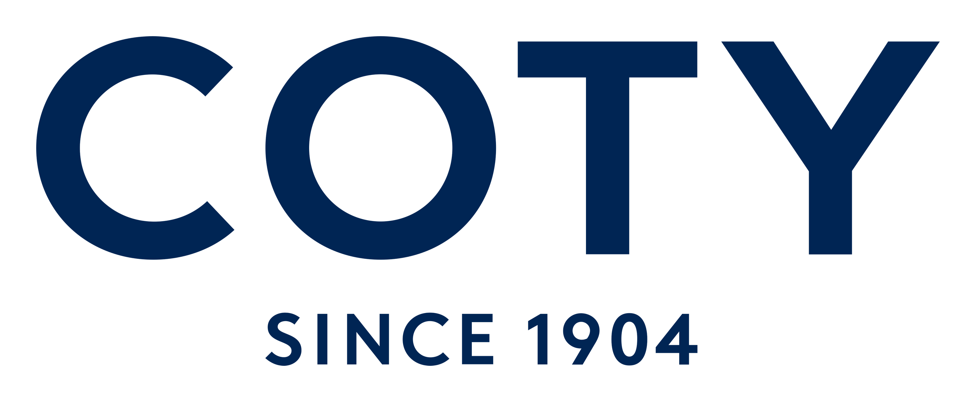 Coty logo on a transparent background