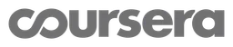 Coursera logo, monochrome wordmark version, on a transparent background