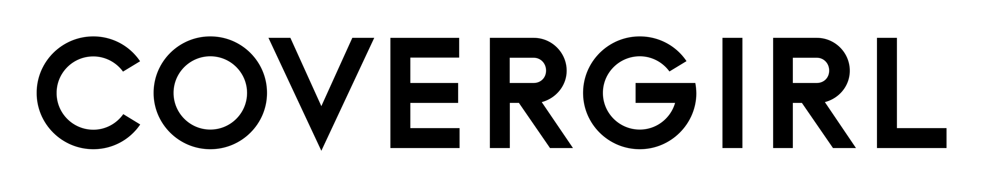 Covergirl logo on a transparent background