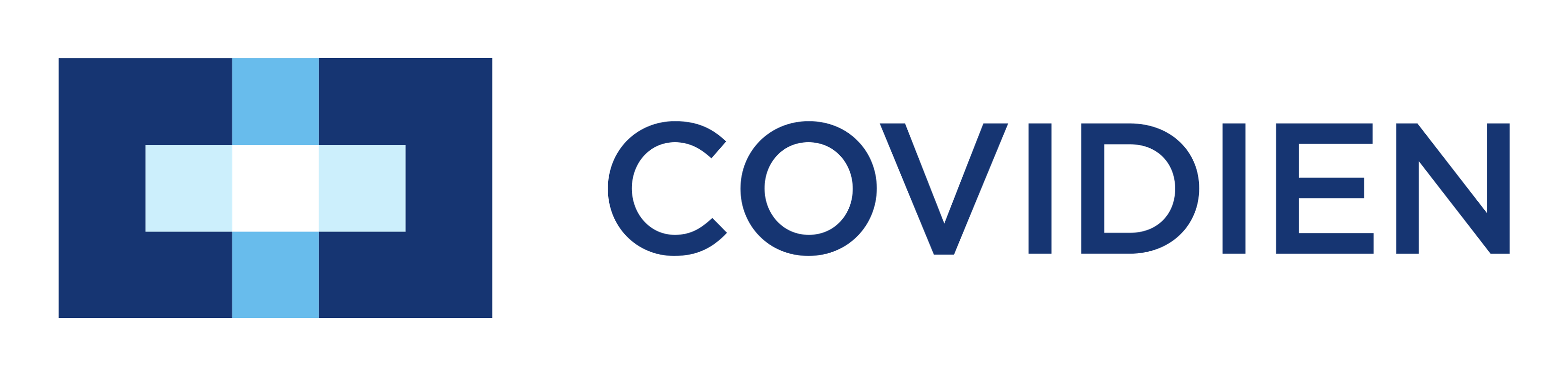 Covidien logo on a transparent background