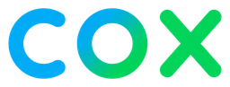 Cox logo, wordmark version, on a transparent background
