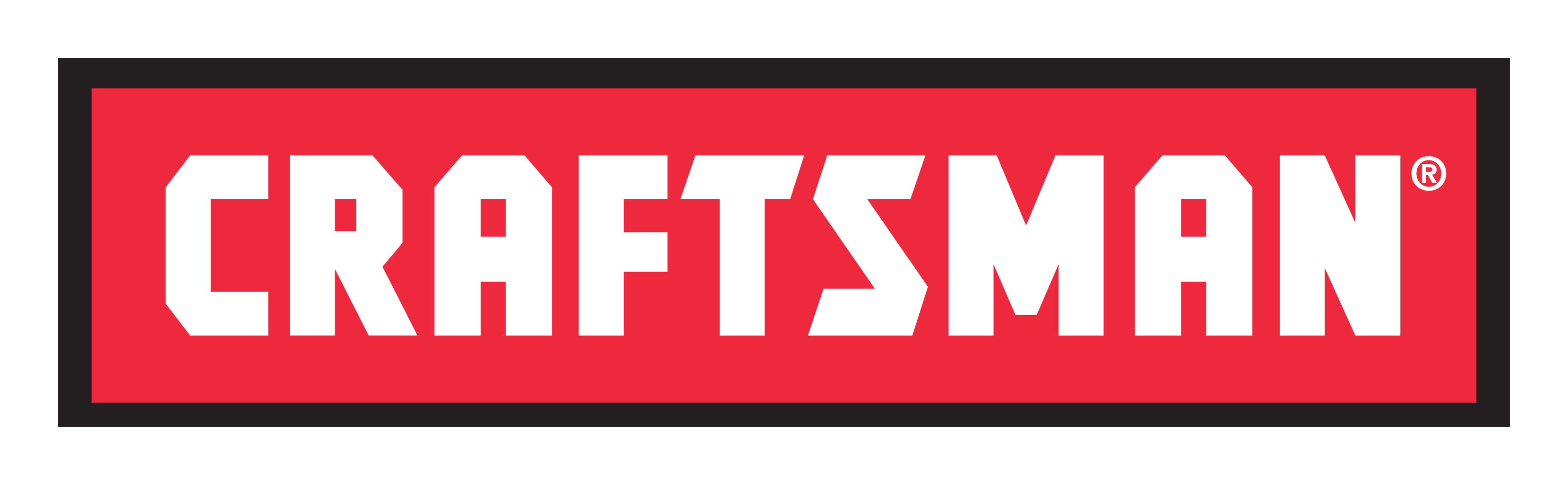 Craftsman logo on a transparent background