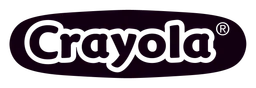 Logo de Crayola, versión logotipo negro, sobre fondo transparente