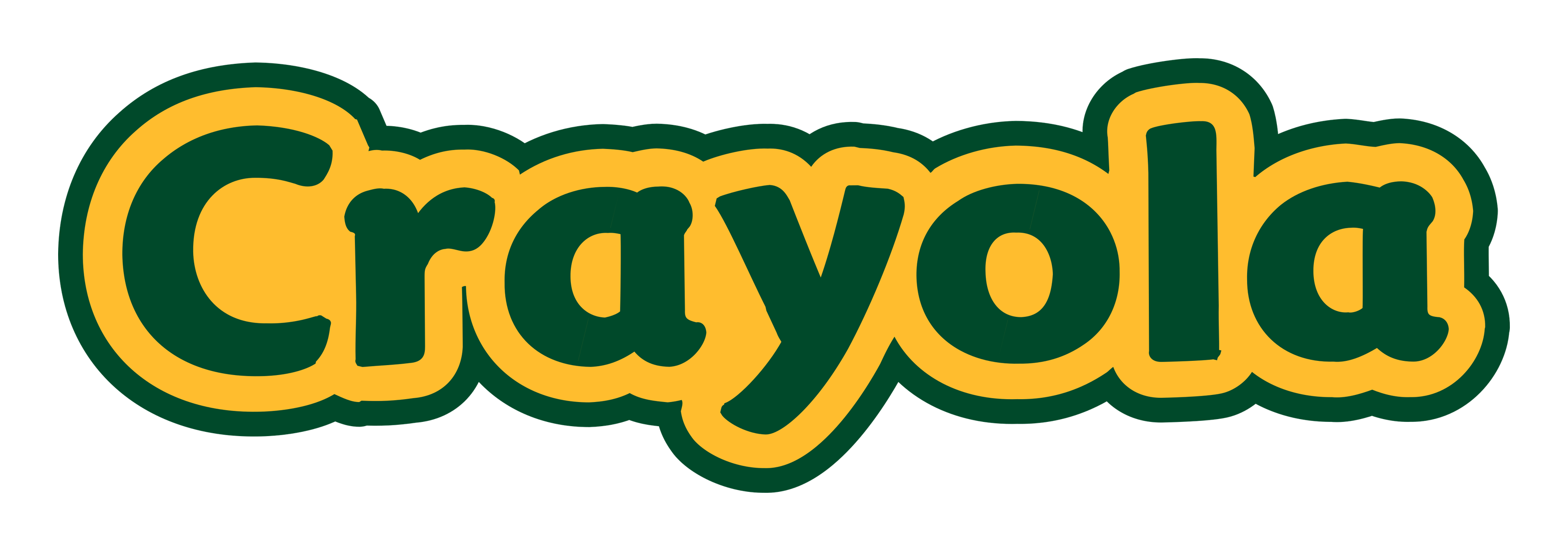 Logo de Crayola sobre fondo transparente