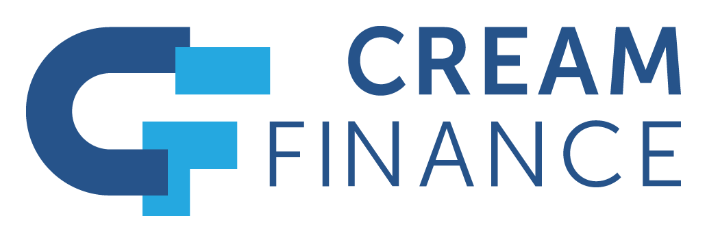 Cream Finance logo on a transparent background