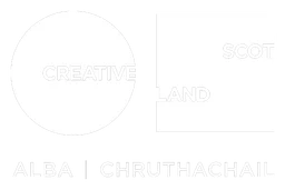 Creativity Portal logo, white version, on a transparent background