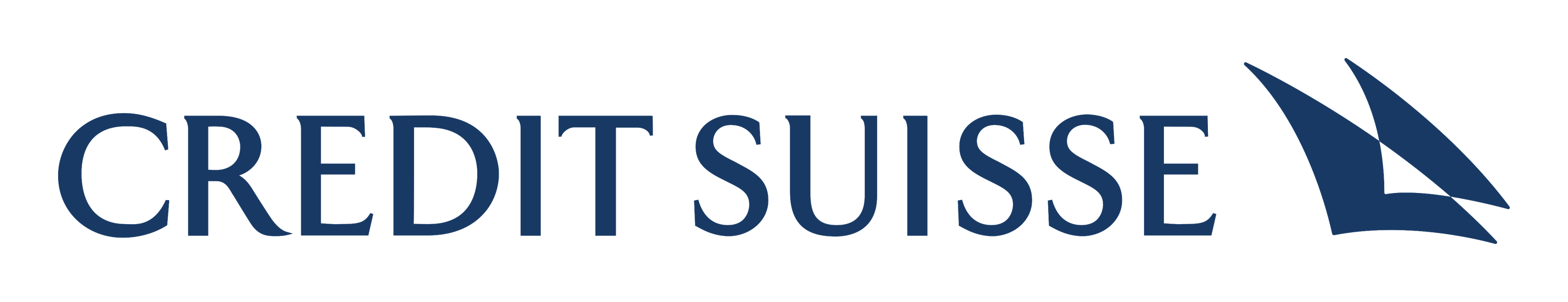 Credit Suisse logo on a transparent background