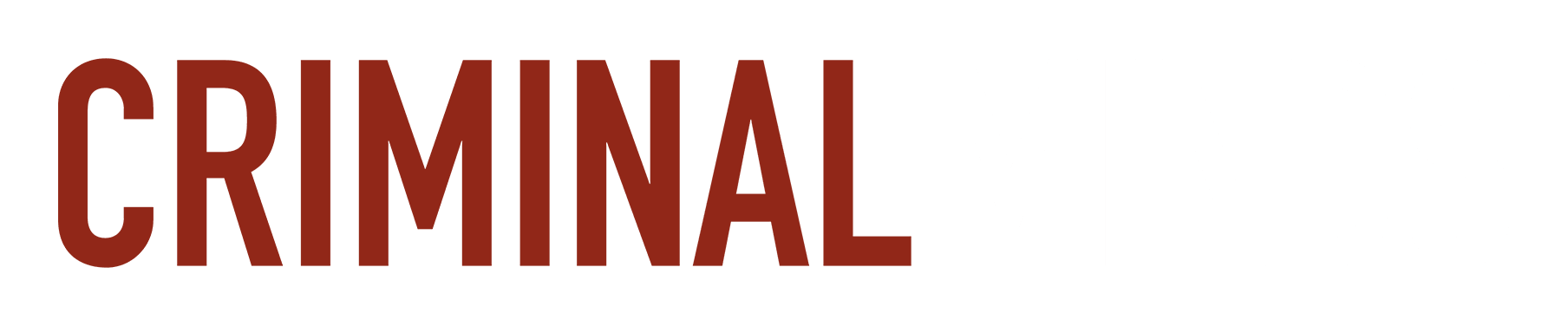 Criminal Minds logo on a transparent background