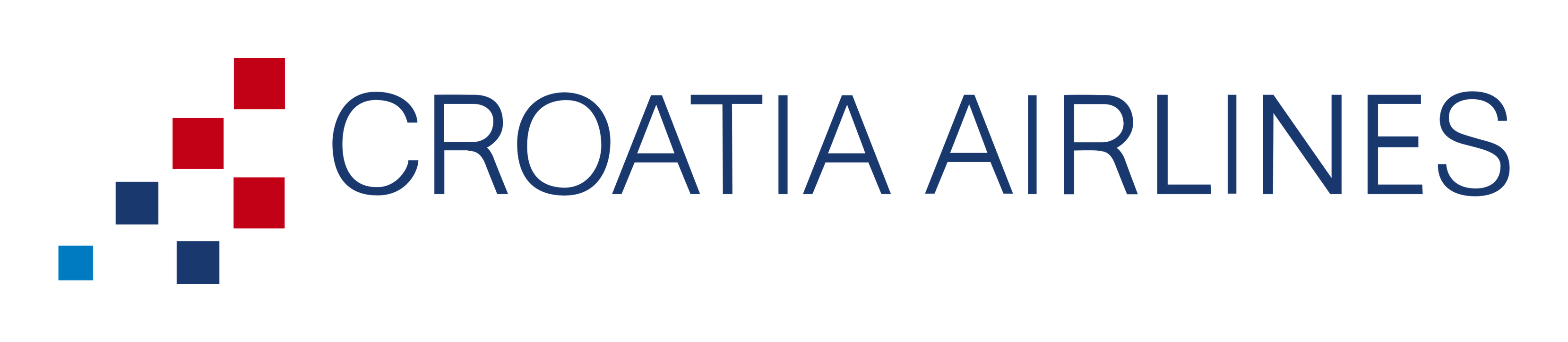 Croatia Airlines logo on a transparent background