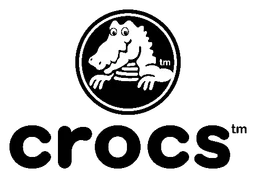 Crocs logo, black version, on a transparent background