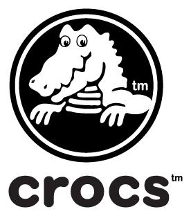 Crocs logo, monochrome icon version, on a transparent background