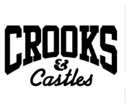 Crooks and Castles logo, black version, on a transparent background