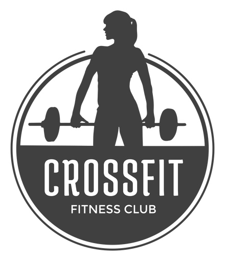 Crossfit logo, black icon version, on a transparent background