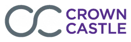 Crown Castle logo, white icon version, on a transparent background