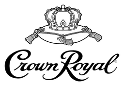 Crown Royal logo, monochrome version, on a transparent background