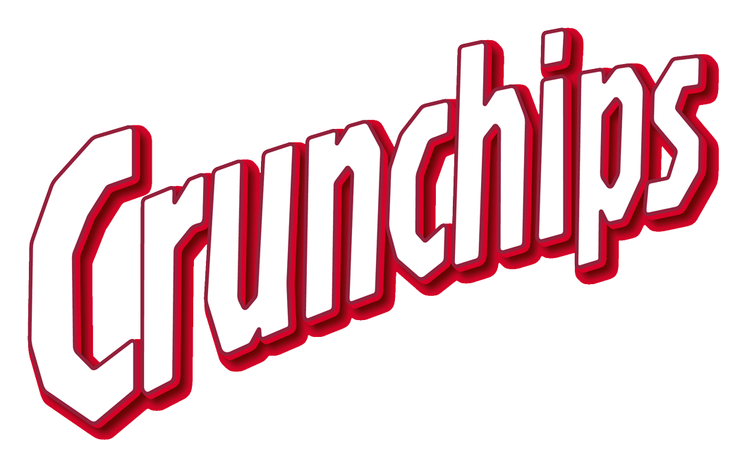 Crunchips logo on a transparent background