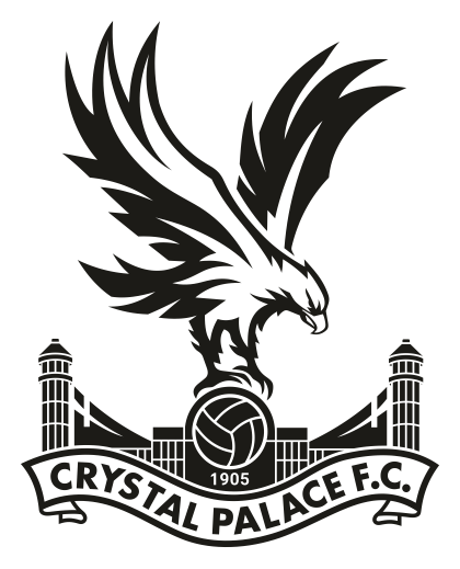 Crystal Palace logo, black icon version, on a transparent background