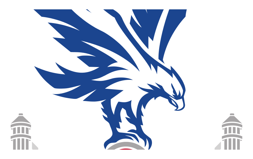 Crystal Palace logo on a transparent background