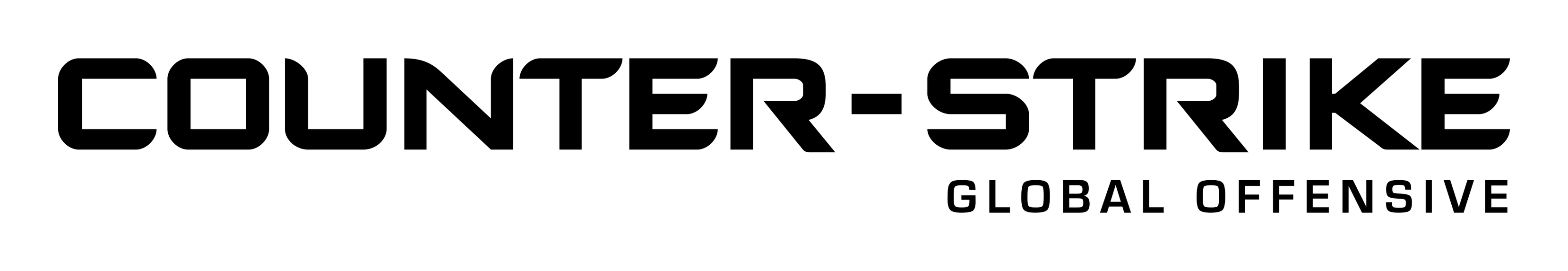 CS Go logo on a transparent background