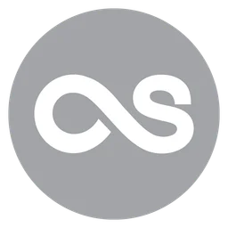 CS logo, monochrome icon version, on a transparent background
