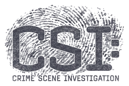 Csi logo, black version, on a transparent background