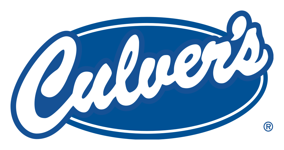 Culvers logo on a transparent background