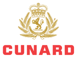 Cunard logo, horizontal version, on a transparent background