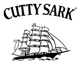 Cutty Sark logo, black version, on a transparent background