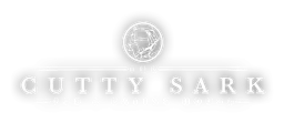 Cutty Sark logo, monochrome wordmark version, on a transparent background